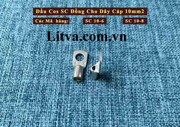 Đầu cos SC 4-4, SC 4-6 dùng cho cáp tiết diện 4mm2