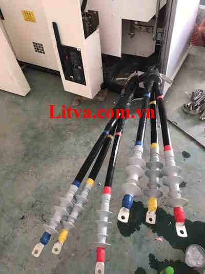 Đầu cáp co ngội trong nhà, ngoài trời 1 pha, 3 pha 24kV 3x70/95mm2 3M