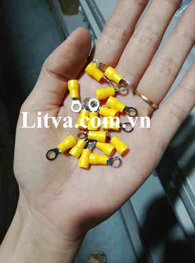 Đầu cos tròn bọc nhựa RV 2-3