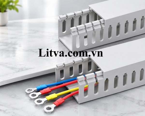 Máng điện nhựa đi dây diện 40x60mm