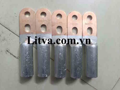 Đầu cos nối dây điện đồng nhôm 2 lỗ 240mm2