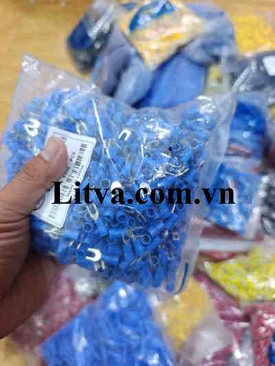 Đầu cos chẻ bọc nhựa SV2-6